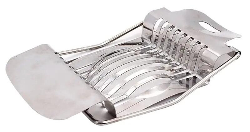 Kitchen Accessories 1Pcs Stainless Steel Boiled Egg Slicer Section Cutter Mushroom Tomato Cutter Kitchen Tool Egg Slicer Cutter
