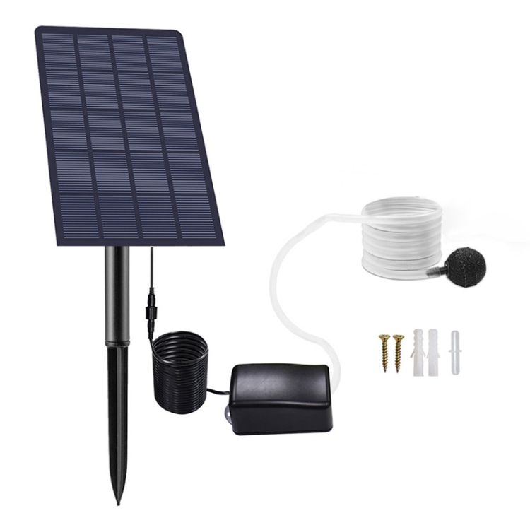 Battery Free Solar Drive Oxygen Pump DC Fish Pond Aerator