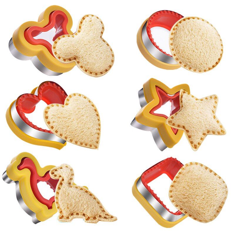 Sandwich Cutter And Sealer For Kids Stainless Steel Cartoon
