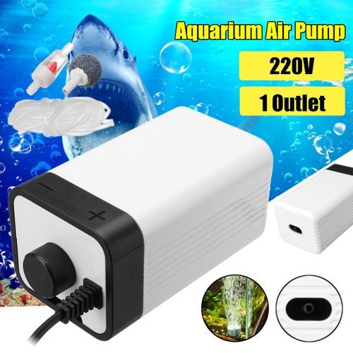 Aquarium Air Pump Oxygen Fountain Pond Aerator Water Fish