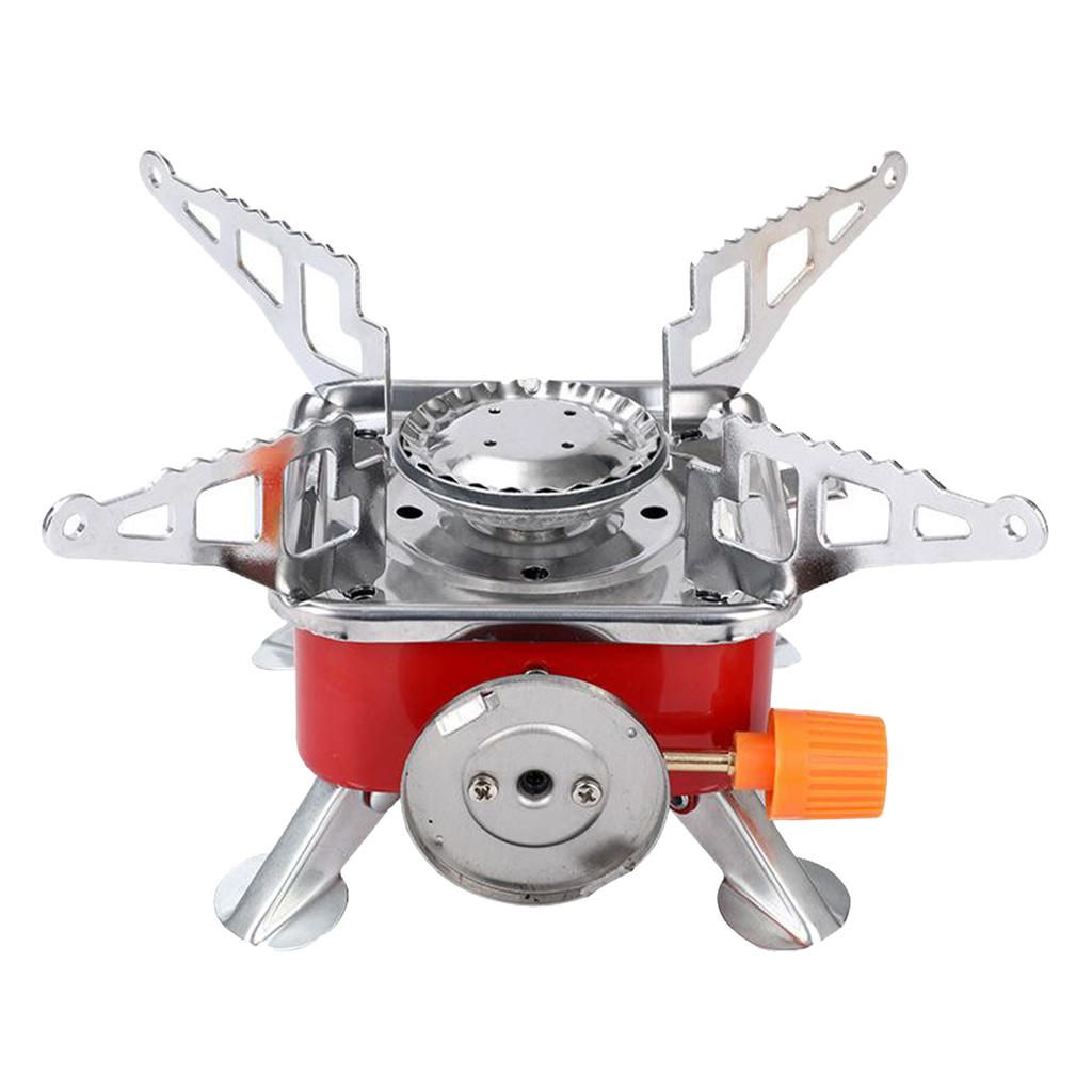 Outdoor Mini Camping Gas Stove Portable  Picnic Foldable Square