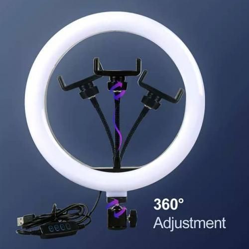 RGB 10 Inches Selfie Ring Light With Stand