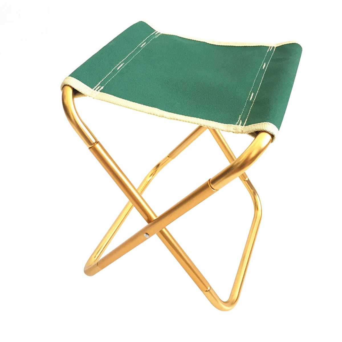 Folding Bench Reusable Portable Camping Bench Green