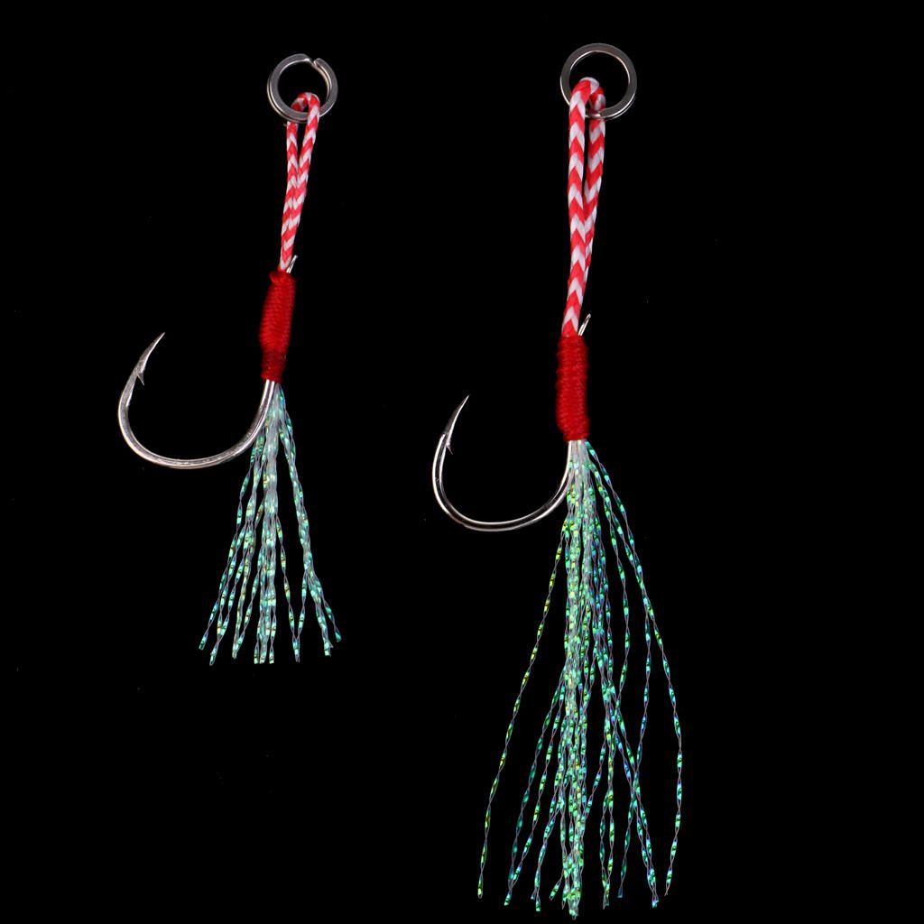 Hi-carbon Assist Hook  Jig Hook Live Baits Hooks Fishhook 13#