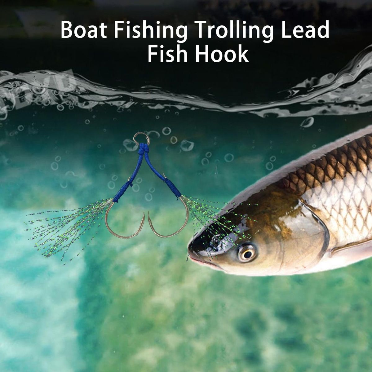 Barbed Hook Hair-tied Hook Pair Hook