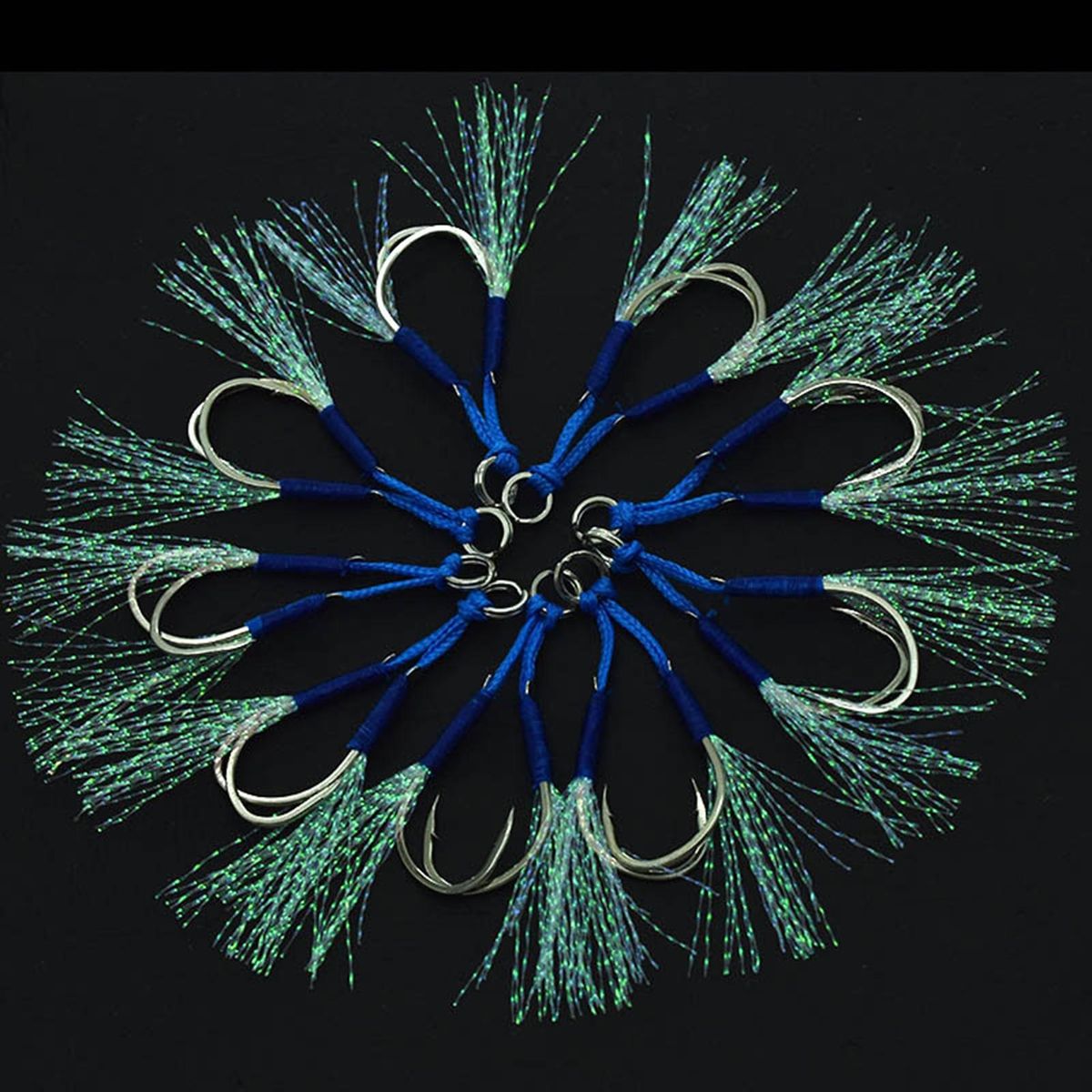 Barbed Hook Hair-tied Hook Pair Hook
