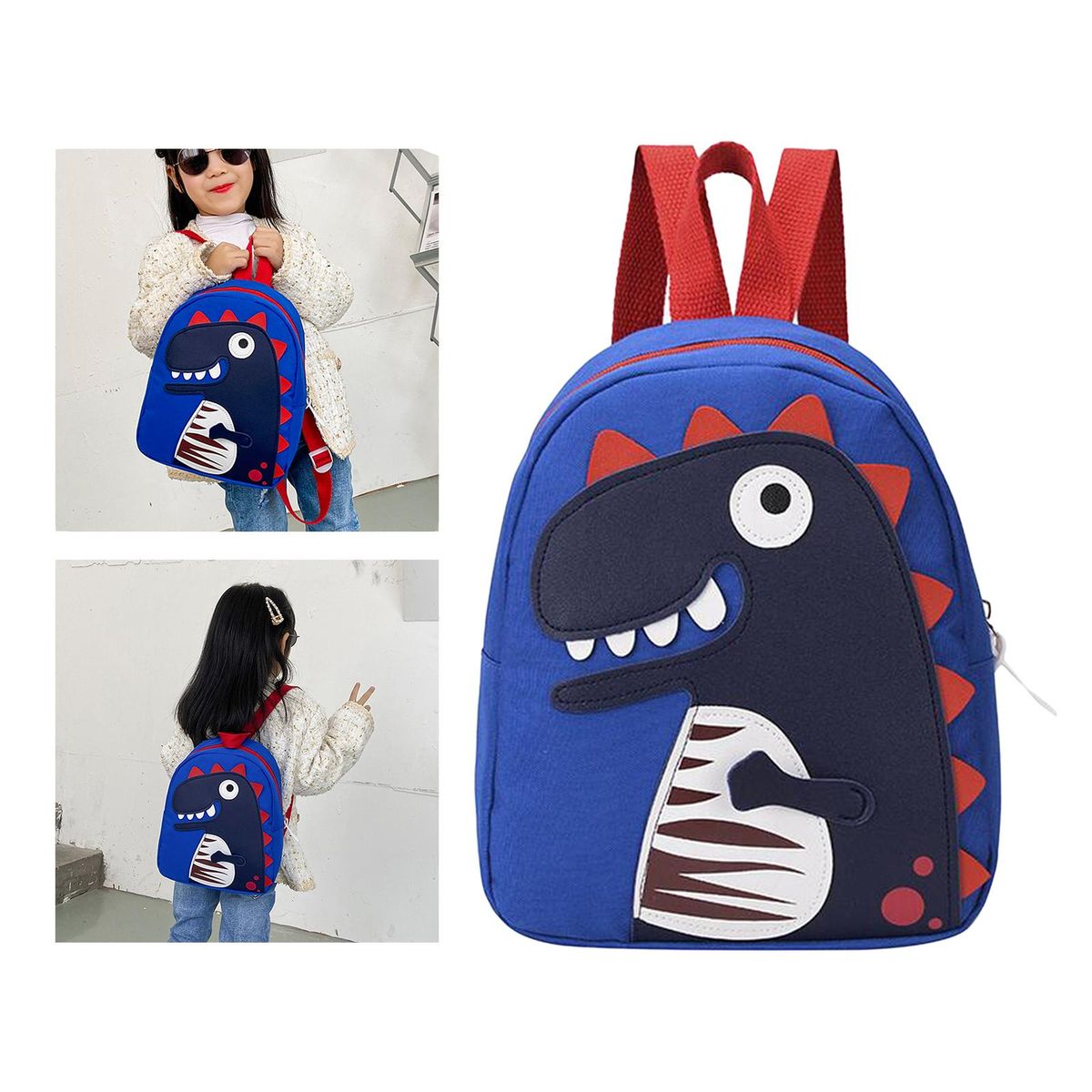 Cartoon Shoulder Bag Schoolbag Backpack Bags For Kids Toddler Blue