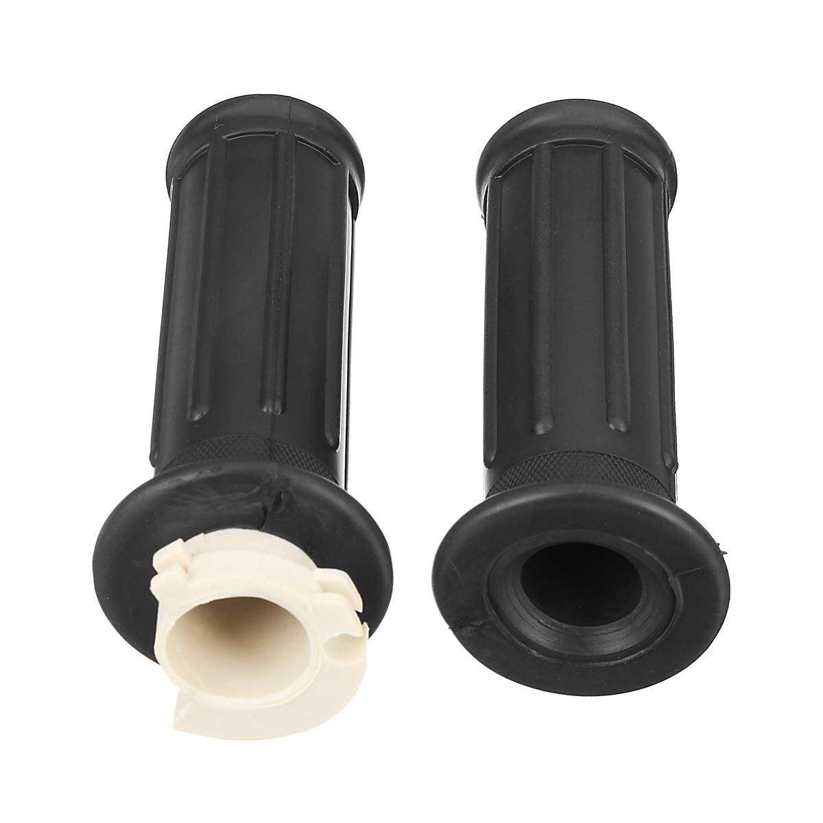 Left+Right Brake Throttle Cable Switch Lever Hand Grips Kit For YAMAHA PW50 PY50