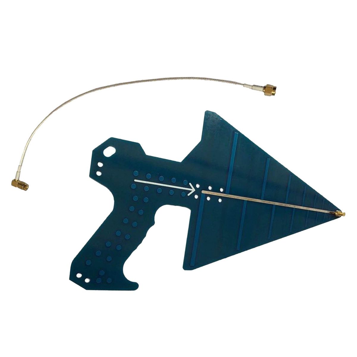 Log Periodic Antenna Spectrum  0.6-12GHz Direction Finding