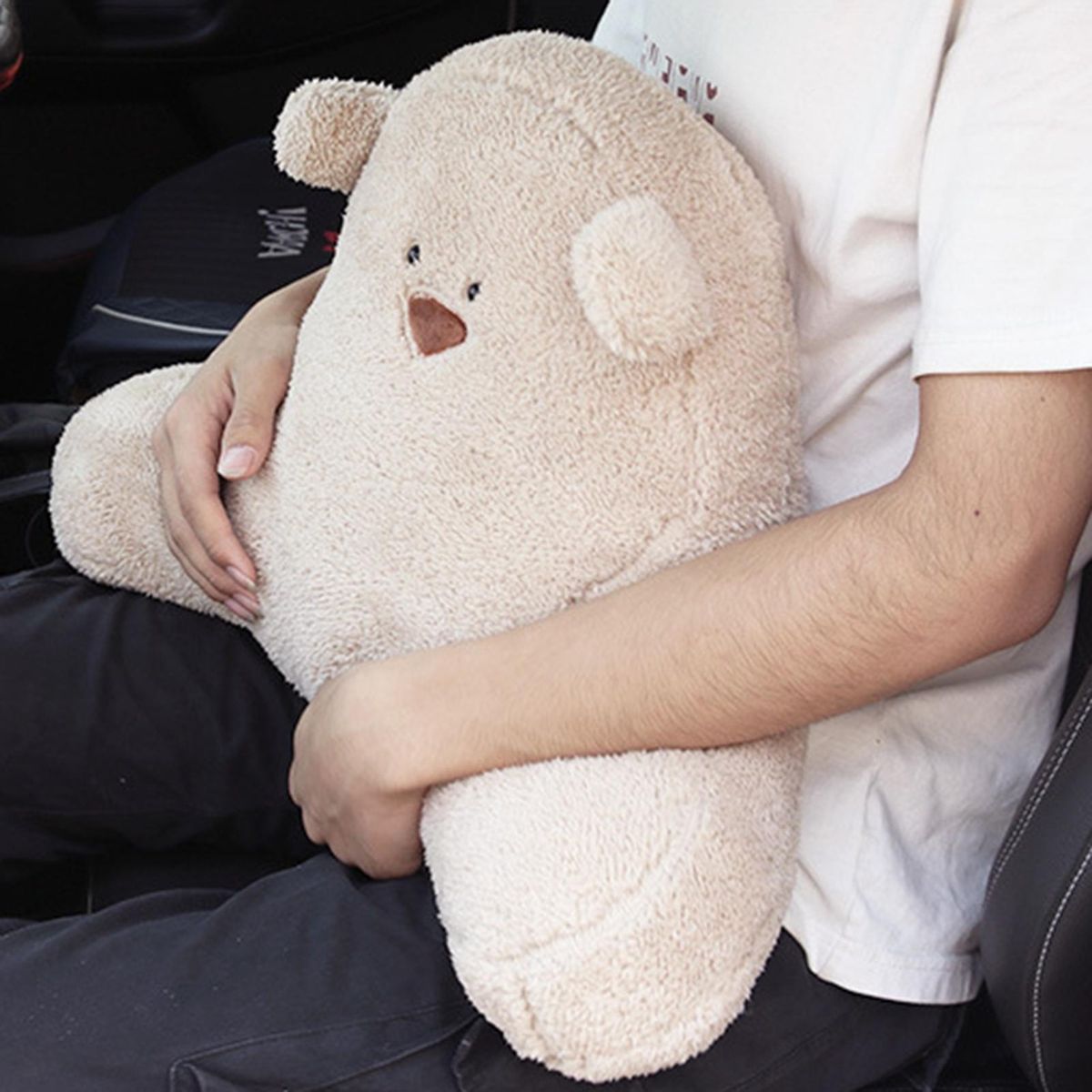 Lumbar Pillow Back Neck Seat Pillow Khaki