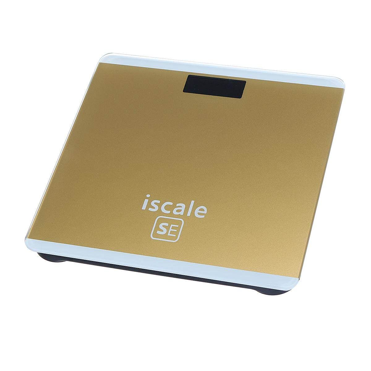 400lb/180kg LCD Electronic Digital Body Weight Scale Bathroom Gold Luxury Gold Color