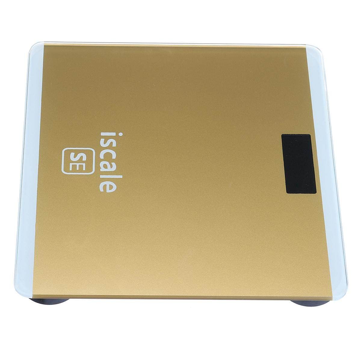 400lb/180kg LCD Electronic Digital Body Weight Scale Bathroom Gold Luxury Gold Color