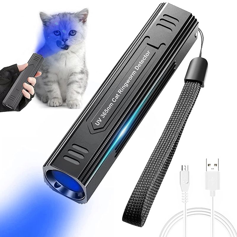 Black Light UV Flashlight Dry Stains Bed Bug On Carpets Waterproof Convenient Drop