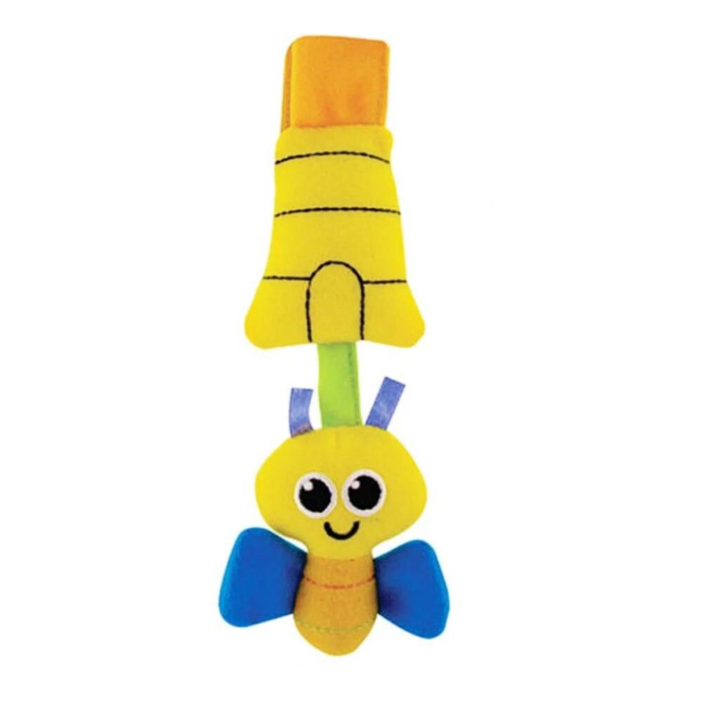 Multifunctional Cartoon Style Bed Hanging Bed Bell Baby Stroller Hanging With Rattle Bed Hanging Lovely Shape Plush Fabric