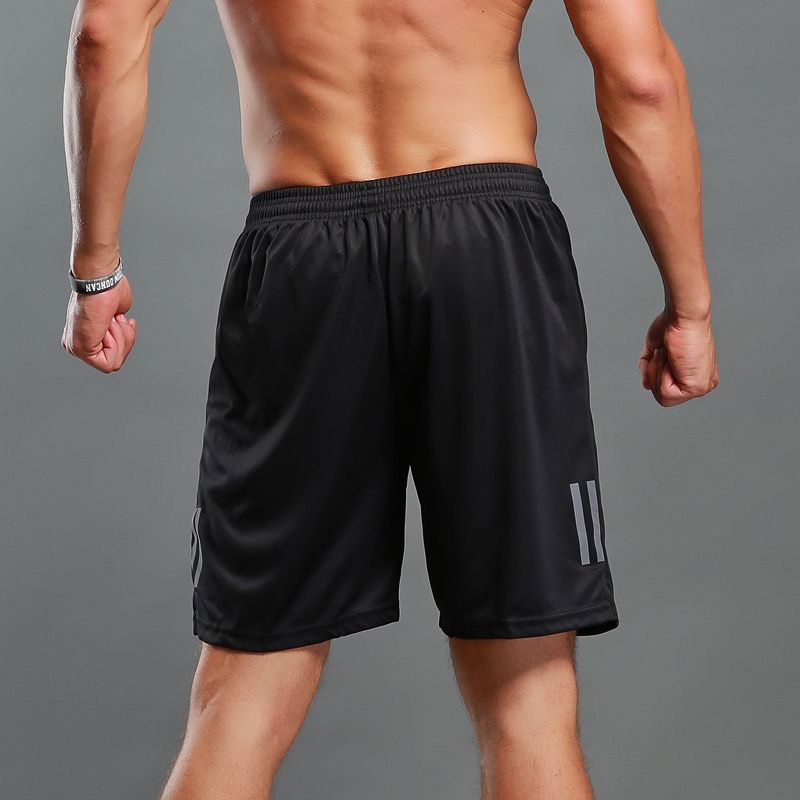 Running Shorts Mens Summer Plus Size XS-3XL Compression Quick Dry Mesh Fitness Sport Shorts With Pocket Workout Basketball-black