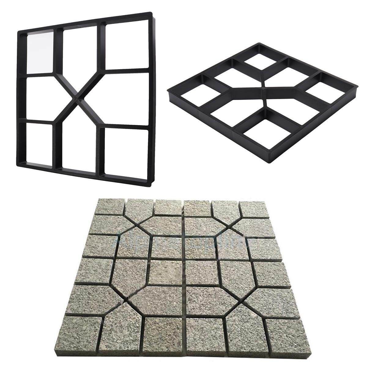 Paving DIY Pavement Concrete Stepping Driveway Path Mold Patio Maker Mould