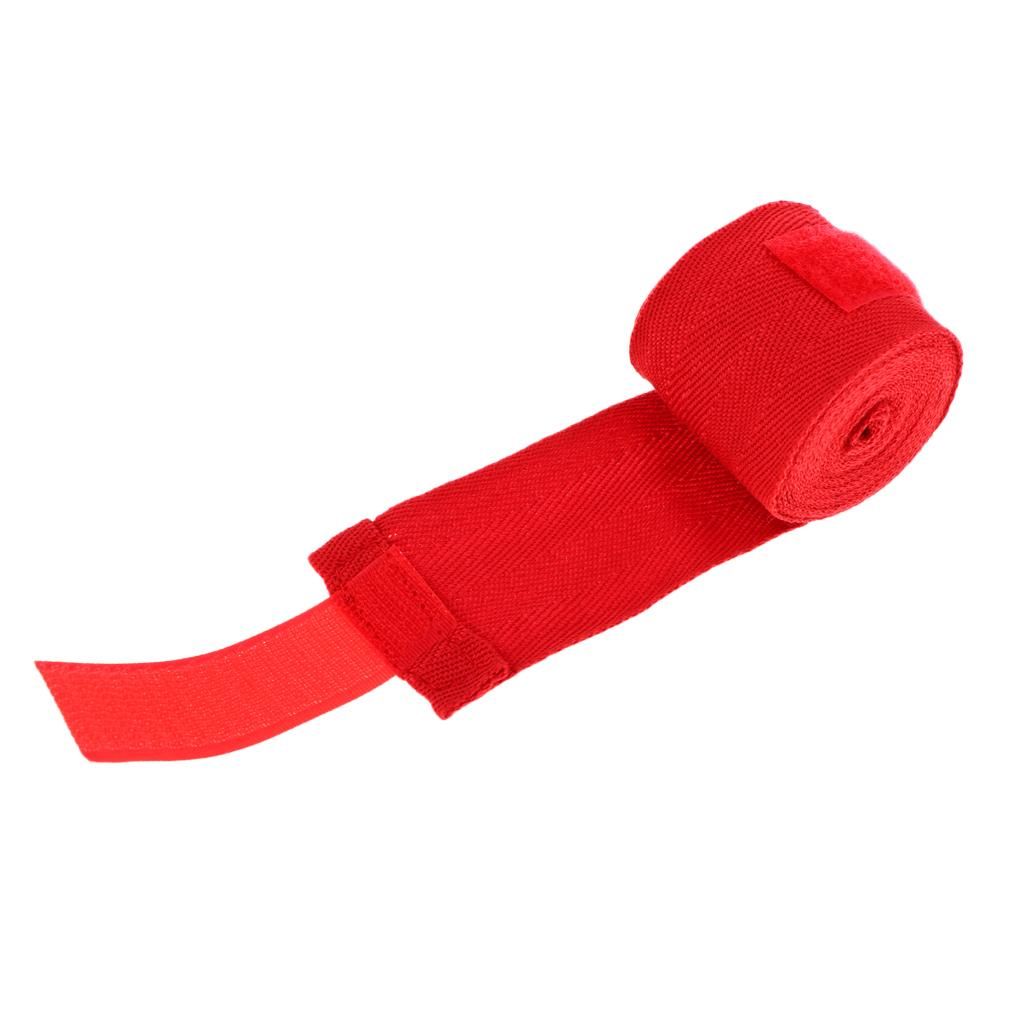 Boxing Bandages Hand Bandages With Thumb Loop For Martial Arts Red