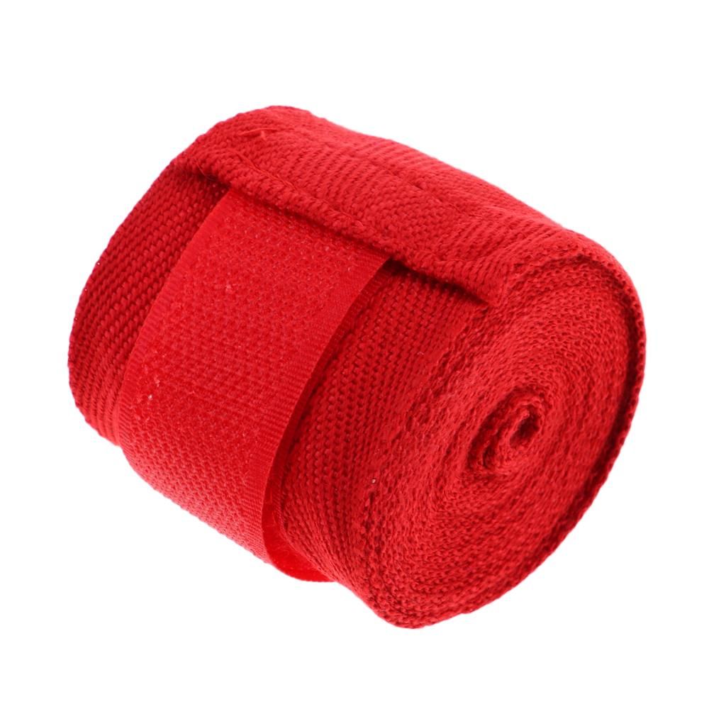 Boxing Bandages Hand Bandages With Thumb Loop For Martial Arts Red