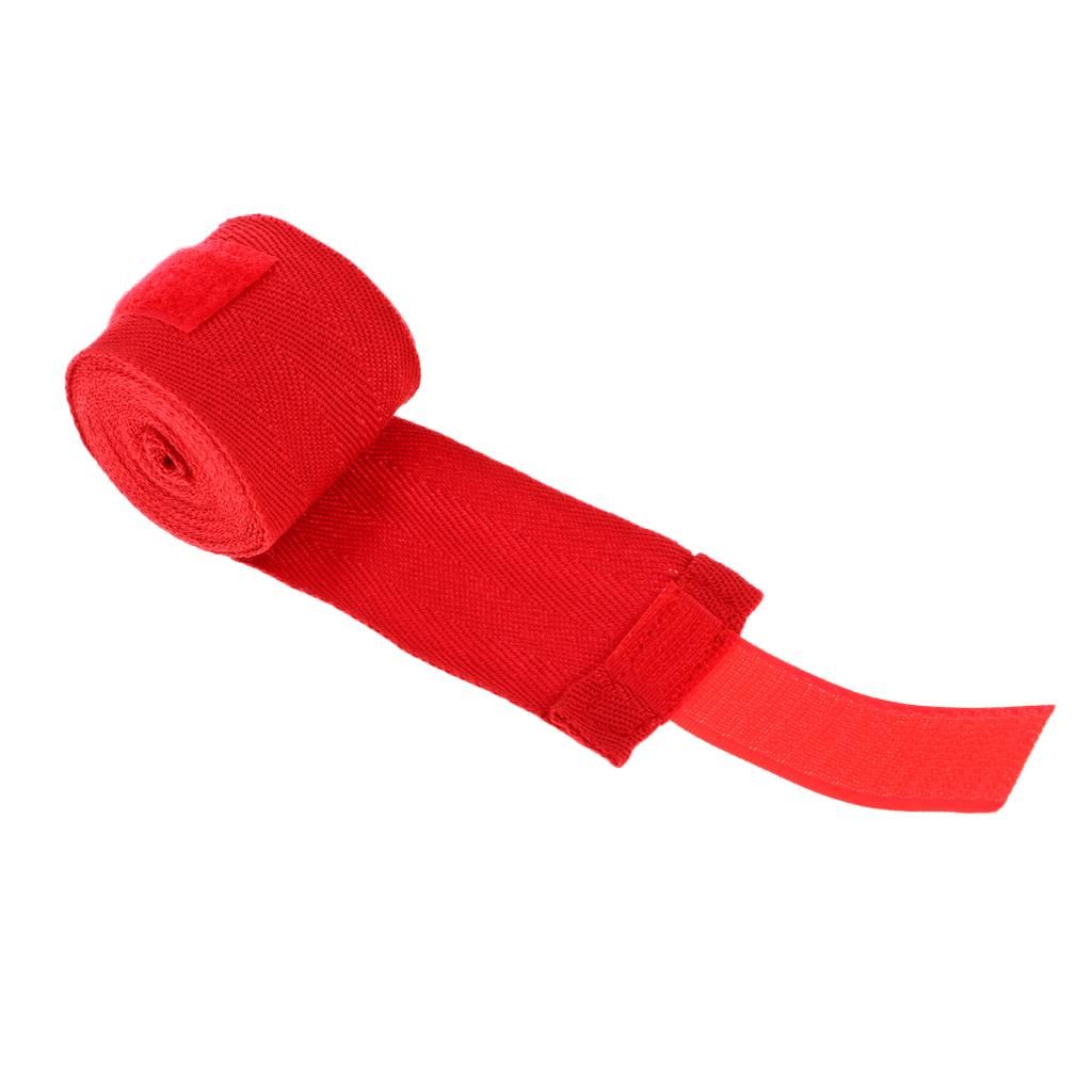 Boxing Bandages Hand Bandages With Thumb Loop For Martial Arts Red