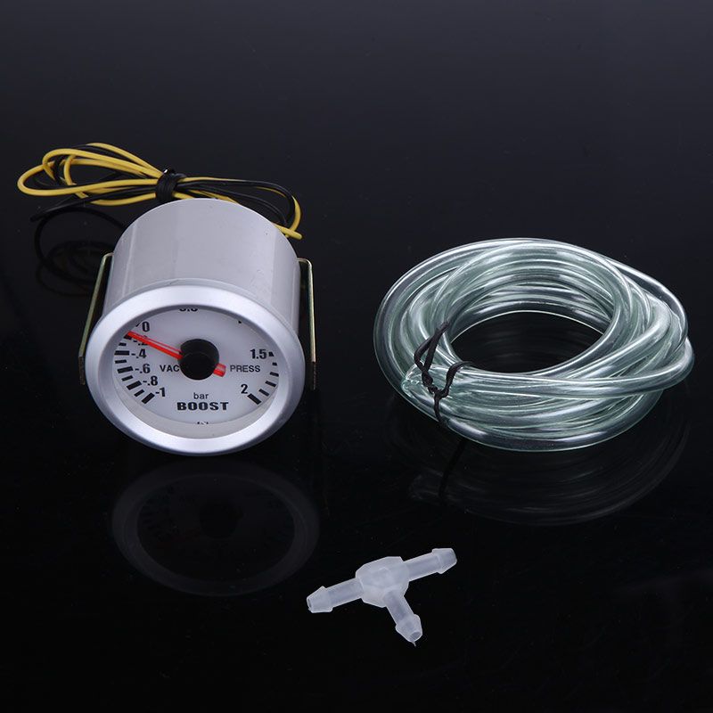 Turbo Boost Vacuum Press Gauge Meter For Auto Car 2