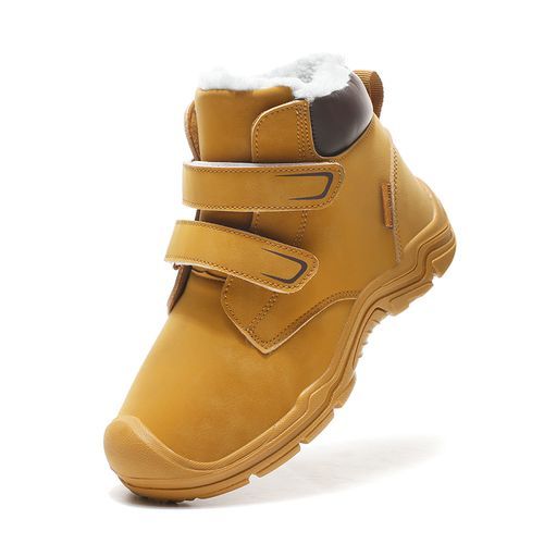 Boys, Girls And Children's Casual Trend Snow Boots-Yellow