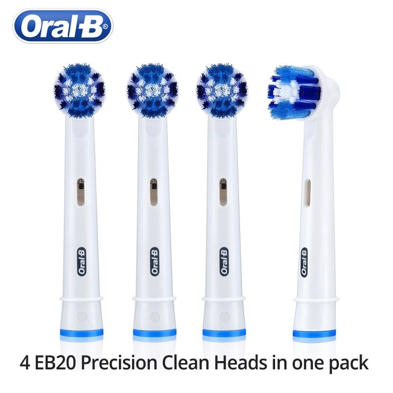 Oral B Replaceable Brush Heads EB20 Precision Clean 2 Or 4 Heads Gum Care Daily Dental Plaque Remov