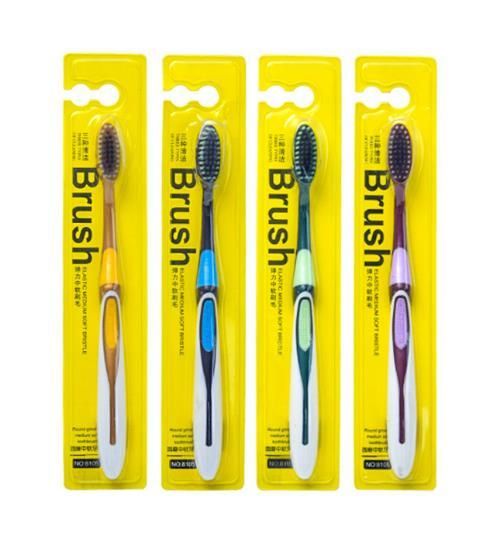 Soft bristle toothbrush high density bamboo charcoal toothbrush
