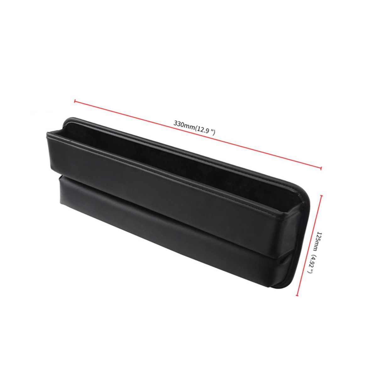 Car Seat Gap Filler Organizer, Multifunctional Car Seat Organizer, Auto Leather Storage Box for Holding Phones, Sunglasses