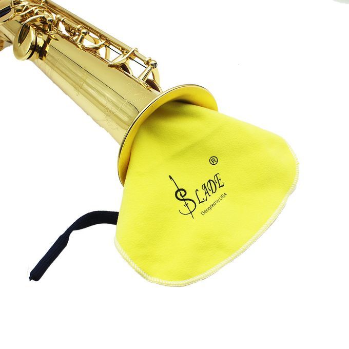 Cleaning Cloth For Sax Flute Clarinet Wind Music Instrument Yellow