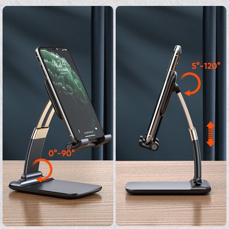 Adjustable Tablet Mobile Phone Desktop Phone Holder Stand For IPhone IPad