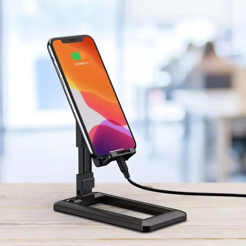 Foldable Mobile Phone And Tablet Holder Stand-Black