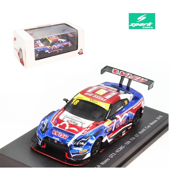 Spark 1:64 Nissan GT-R Nismo GT-R GT3 No.18 KCMG 10th FIA