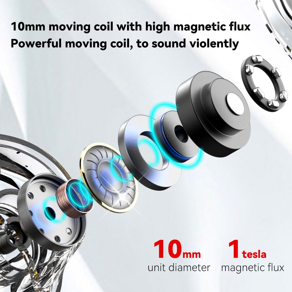 AK6-DMX In-Ear Earphone 3.5mm HIFI Bass With Mic