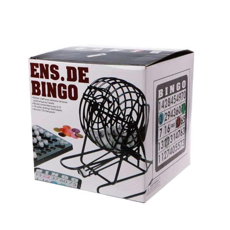 OOTDTY 2018 Bingo Game Set Numbers Picking Lucky Machine Fun Family Party New Deluxe With Package