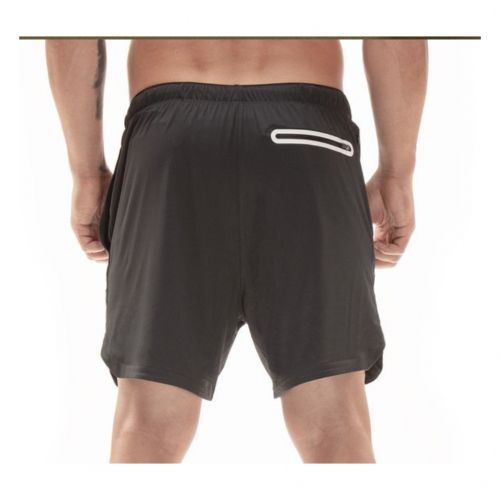 Unisex Fitness Double Layers Shorts Training Pant