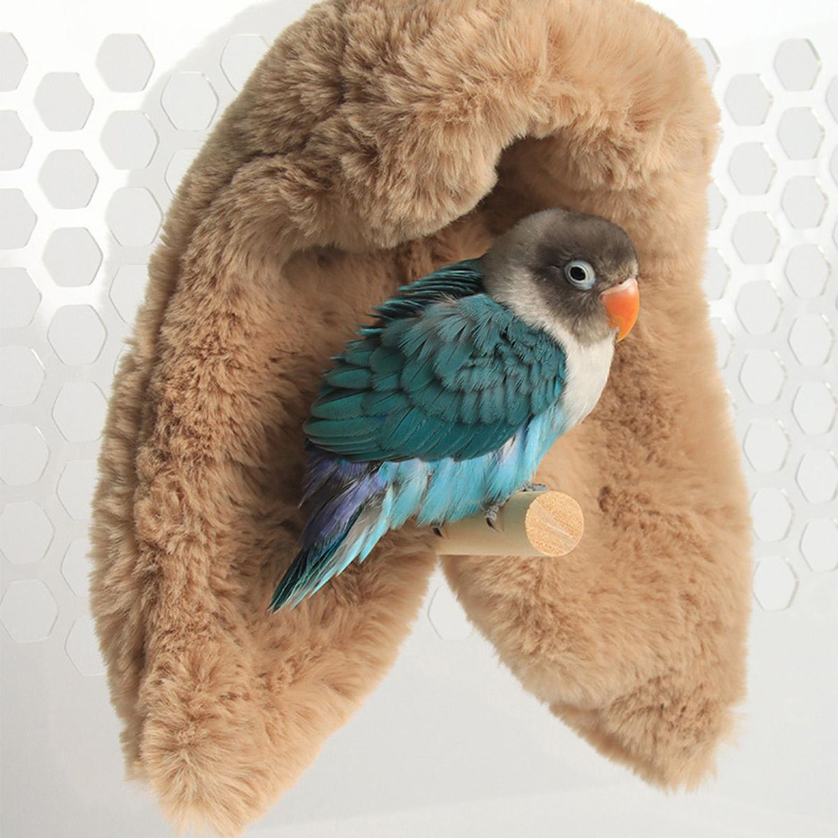 Bird Nest Bird Shawl Nest Corner Parrot Blanket Khaki