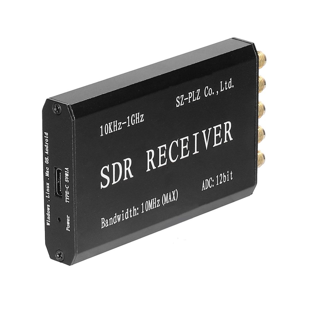 Msi2500 Msi001 Simplified Software Defined Radio Reciver 10kHz-1GHz Amateur Radio Receiving Moudle Circuit DIY Electronic Accessories with Metal Housing