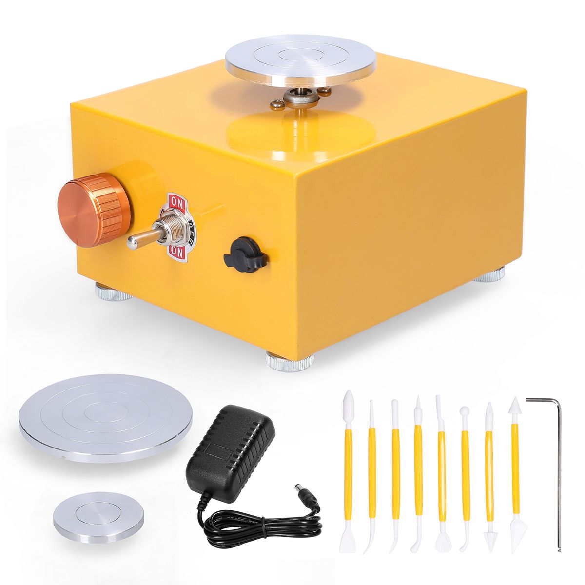 Kids DIY Clay Tool With Tray For Ceramic Work Mini Pottery