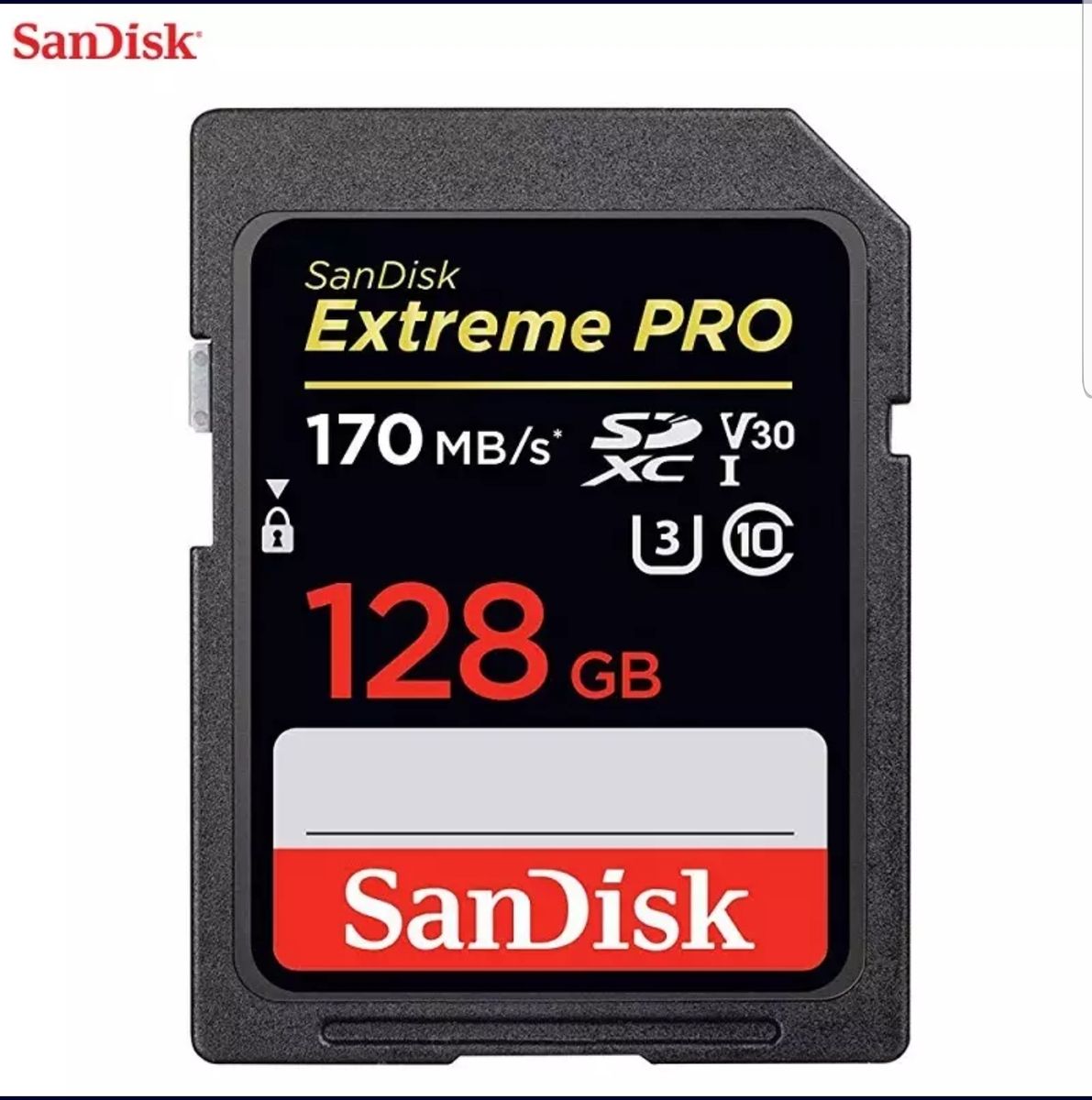 SANDISK SD MEMORY CARD 256GB 4K WITH 170 SPEED