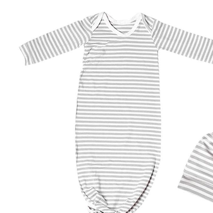 Infant Baby Sleeping Bag Sack 0-6 Months Grey Stripe