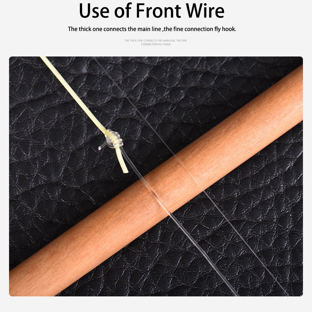 Fly Fishing Lines 27965 Flying Brain Line Taper Leader Front Wire 9FT 2.75M Fishing A