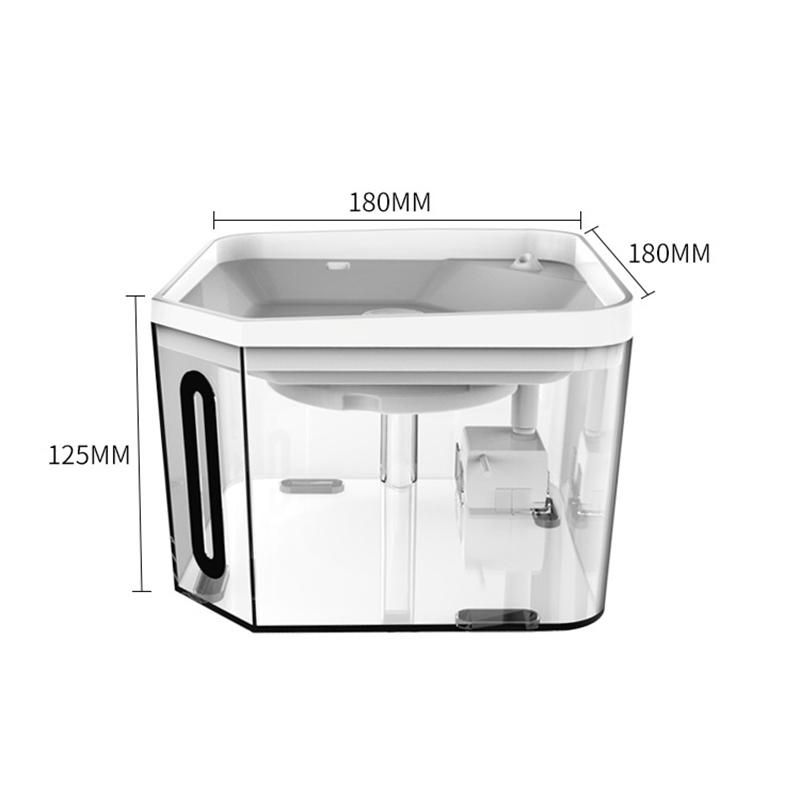 DUDU PET Dog,Cat Water Fountain,Automatic Drinking Fountain,Dog Water Dispenser,Ultra Quiet Automatic Pet Water Dispenser with Adjustable Water Flow and Activated Carbon