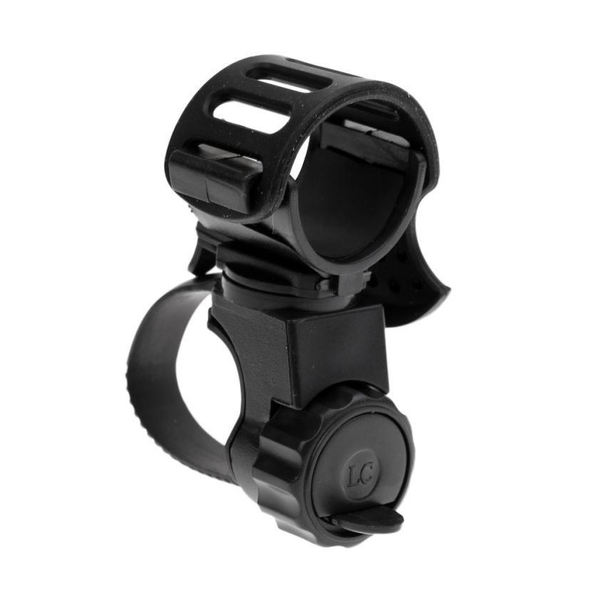Flashlight Bike Mount For Light - 360 Degree Adjustable