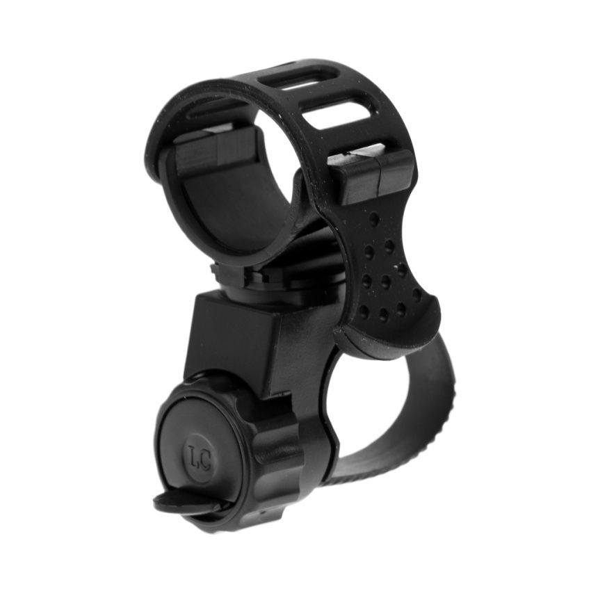Flashlight Bike Mount For Light - 360 Degree Adjustable