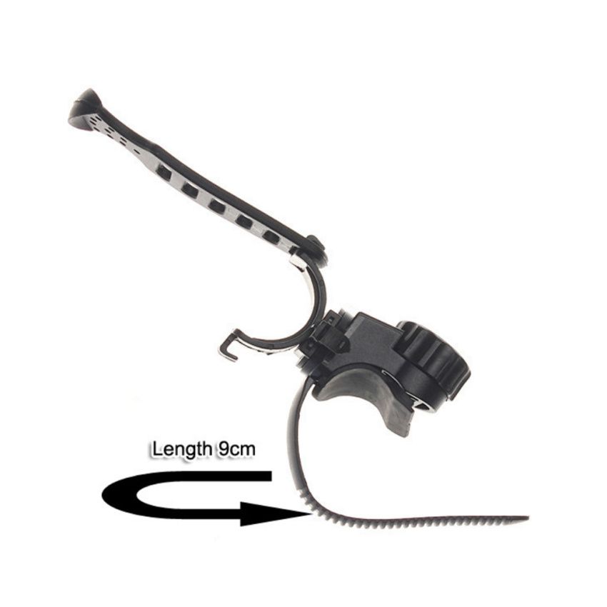 Flashlight Bike Mount For Light - 360 Degree Adjustable