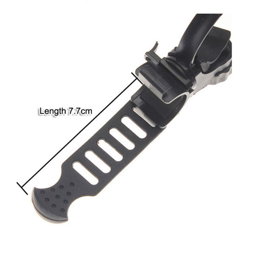 Flashlight Bike Mount For Light - 360 Degree Adjustable