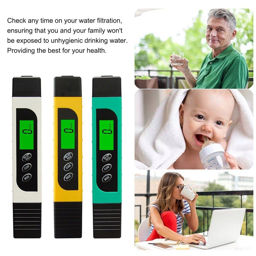 Water Quality Tester 3 In 1 Multifunction TDS Pen Tester