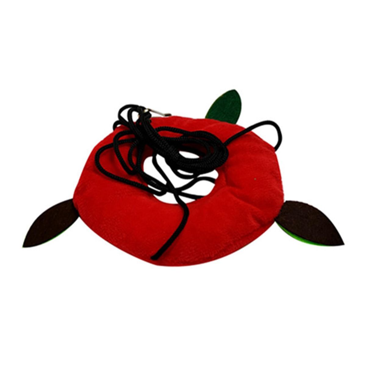 5Pcs Hamster Hammock Leaf Wood Design Small Animal Hammock Tunnel Red