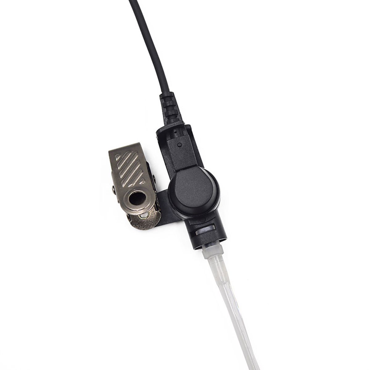 PTT Air Tube Earpiece Headset With PTT Mic Compatible With