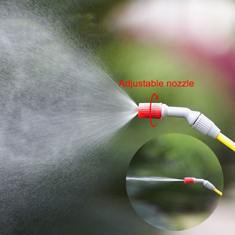 Pressure Sprayer Compressed Air Spray Garden Sprayer Pump Hand Pressure Watering Spray Garden Irrigation Car Clean 5L Copper Spray Bar
